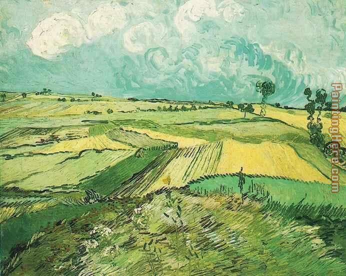 Wheat Fields at Auvers Under Clouded Sky painting - Vincent van Gogh Wheat Fields at Auvers Under Clouded Sky art painting